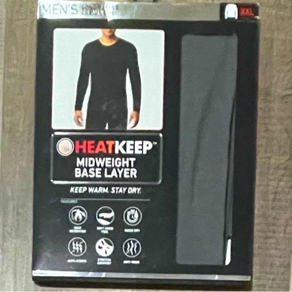Heat Keep Mid Weight Base Layer Shirt